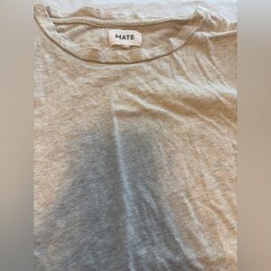 MATE the Label Light cream/tan Short Sleeve Tee